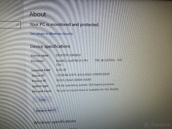 Predám používanú PC zostavu na bežnú prácu + staršie hry - 6