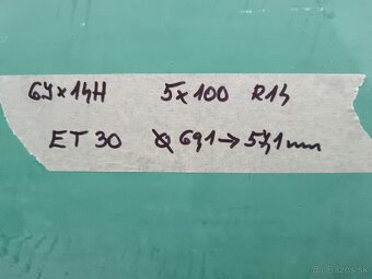 Predam elektrony 5x100r14 - 6