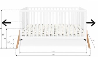 Detská postielka Lotta 3v1 - 6