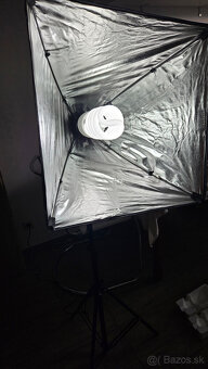 Softbox (svetlo do atelieru) 40x40 cm so žiarovkou - 6