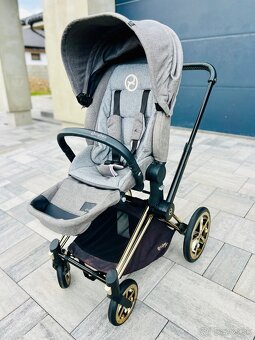 Cybex Priam 2018 – podvozok Jeremy Scott + športová časť, za - 6