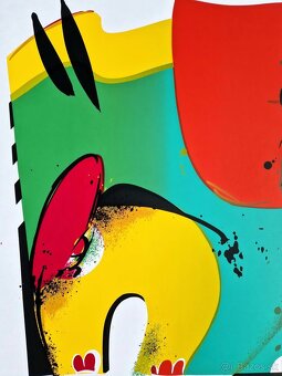 Alfred Gockel -  Slon (Moderný abstraktný expresionizmus) - 6