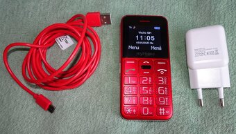 Predám seniorský MYPHONE HALO EASY s nabíjačkou - 6