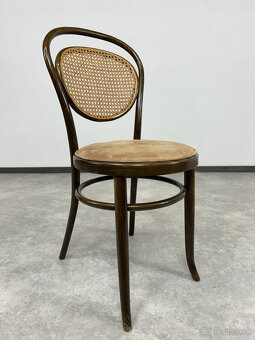 Stoličky Thonet s ratanovým výpletom v opierke - 6
