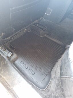 Zadné gumové koberce Škoda Rapid 2012-2020 - 6