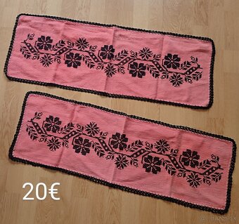 Vyšívané dečky, obrúsky - 6