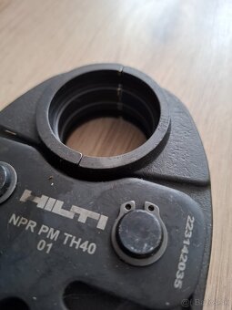 Lisovacie čeľuste na potrubia HILTI NPR PM TH, NPR PM V - 6