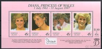 Poštové známky, filatelia: Anglicko, Lady Diana, aršíky - 6