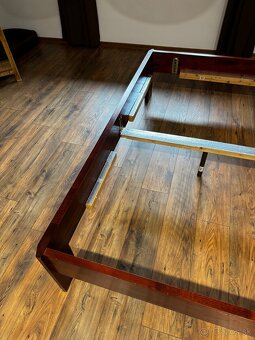 Masivna ceresnova manzelska postel - 6