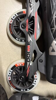 velkost 42. FILA KORCULE SKATES LEGACY PRO 100 BLACK/RED - 6