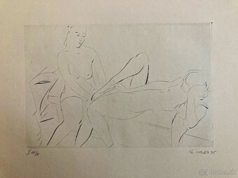 E. Nevan - Odpočívající tanečnice (12 grafík),1946 - 6