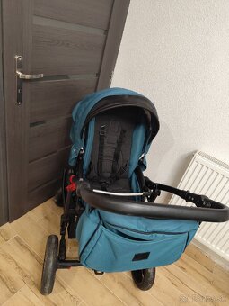 Seeba Art tmavozeleny kočík 2kombinacia - 6