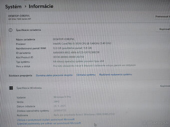 Výhodne predám PC zostavu HP Elite 7500 Series MT - 6