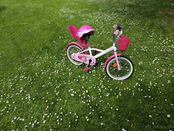 Detský bicykel BTWIN ružový s príslušenstvom - 6