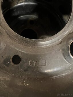 Predám plechové disky r15, 4x100 po renovácií 4ks - 6