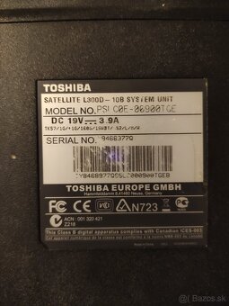 „Starý Toshiba laptop – Funguje, ale je pomalý - 6