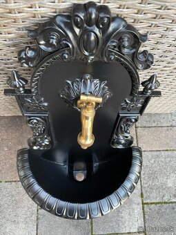 zahradne kovove umyvadlo čierne 61cm -35% - 6