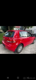 VW GOLF VI 1,4 BENZÍN 59KW ROK 2012 - 6