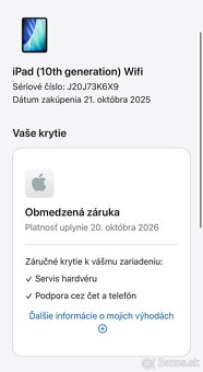 Nový Apple iPad 10.Gen 10.9”64gb Wifi Silver záruka - 6