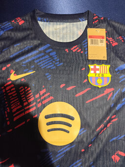 Dres Fc Barcelona Hráčsky Čierno-Modro-Červený Unikátny - 6