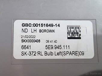 ĺavé zadné svetlo octavia 3 combi - 6