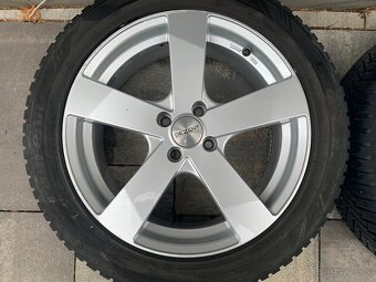 DEZENT elektróny 4x100 R17 + 205/55 R17 zimné pneu Laufen - 6