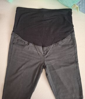 Tehotenské oblečenie M, 42 + Fitlopta - 6