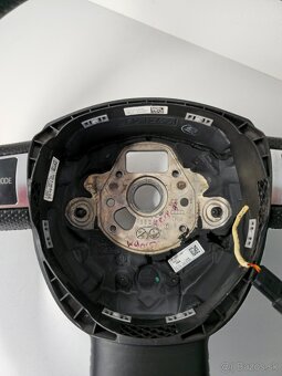 Kožený multifunkčný volant audi a6 c6 a4 b7 a3 8p - 6