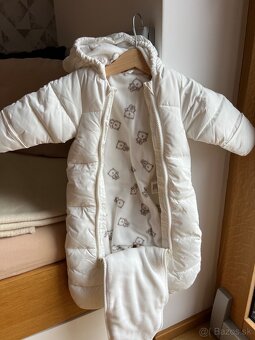 Zimný overal H&M veľ. 50/56 (0-2M) - 6