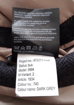 Novy pansky kabat C&A vel. M - 6