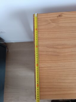 Písací stolík, masívne drevo - 6