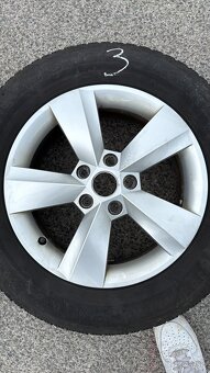 Predám hliníkové disky 16” so zimnými pneumatikami Dunlop – - 6