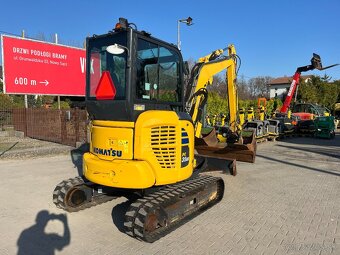 Minibager minirypadlo Komatsu PC35MR-5, Powertilt Kubota CAT - 6