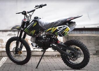 NOVÁ CROSS motorka BS 125ccm – 17/14 kolesá, BIG FRAME, manu - 6