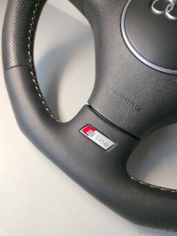 Športový skosený upravený volant audi - 6