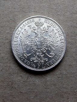 1/4 zlatník 1858 A, top stav - 6