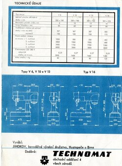 Stolová dielenská profesionálna vŕtačka V13 JIHO - 6