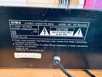 Tape deck aiwa a denon - 6