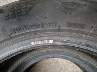 205/60 r16 letné 2 ks BRIDGESTONE z nového auta - 6