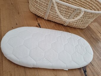 Mojžišov košík pre bábätko Corn Natural + matrac a stojan - 6