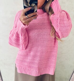 Damsky pulover babypink - 6