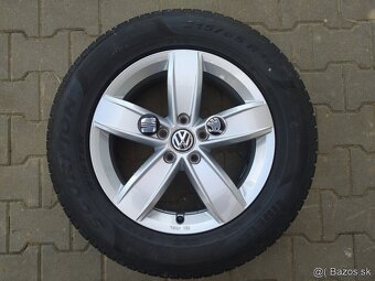 Orig. sada VW, Škoda, Seat 5x112 R17 + pneu 215/65 R17 - 6
