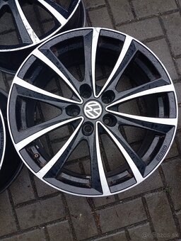 Predám 4 hliníkové disky 5x112 R18 bez pneu vw sharan ET 35 - 6