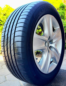 letné kolá R17 5x110, orig. Opel, pneu 225/50 - 6