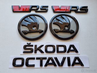 FAREBNY ZNAK SKODA - LOGO EMBLEM SKODA FAREBNE LAKOVANE - 6