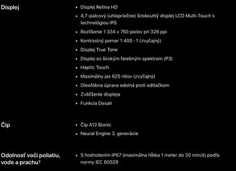 iPhone SE 2020 64 GB – čierny, výborný stav - 6