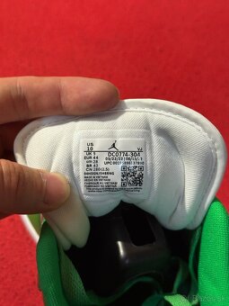 Nike Air Jordan 1 Low - bielo/zelené - veľkosť 44 - 6