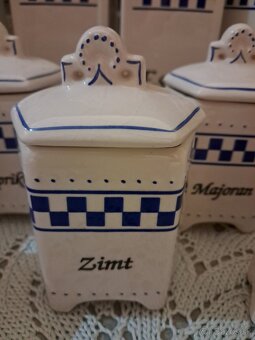 Starožitne porcelánové nádobky na pochutiny - 6
