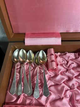 Strieborný príbor pre 6 osôb - 6