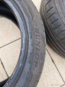 Predám letné pneumatiky Dunlop 245/45R17 - 6